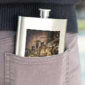 ヴィンテージスチームトレイン – 古いタイマー フラスク (インサイチュ)