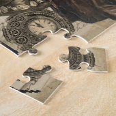 ヴィンテージスチームパビクトリアンンク工業ギア ジグソーパズル (側面)