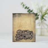 ヴィンテージスチームパンクキャットスクラップブック紙 (スタンド正面)