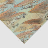 ヴィンテージスチームパンクスタイル飛行機船飛行パターン 薄葉紙 (詳細)