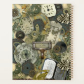 ヴィンテージスチームパンクタイムプランナー プランナー手帳 (裏面)