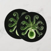 ヴィンテージスチームパンクタコ – 緑 (正面/裏面)