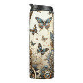 ヴィンテージスチームパンクチョウ タンブラー (回転右)