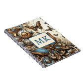 ヴィンテージスチームパンクチョウ ノートブック (右側)