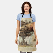 ヴィンテージスチームパンクツェッペリン(10) エプロン (着用した状態)