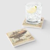 ヴィンテージスチームパンクツェッペリン(10) ストーンコースター (横)