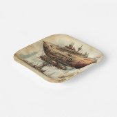 ヴィンテージスチームパンクツェッペリン(10) ペーパープレート (傾斜あり)