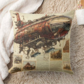 ヴィンテージスチームパンクツェッペリン(11)ティッシュペーパー クッション (ブランケット)