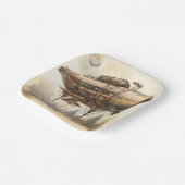 ヴィンテージスチームパンクツェッペリン(12) ペーパープレート (傾斜あり)