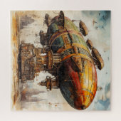 ヴィンテージスチームパンクツェッペリン(1) ジグソーパズル (横)