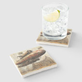 ヴィンテージスチームパンクツェッペリン(3) ストーンコースター (横)