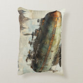 ヴィンテージスチームパンクツェッペリン(7)ティッシュペーパー アクセントクッション (裏面(縦))