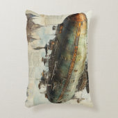 ヴィンテージスチームパンクツェッペリン(7)ティッシュペーパー アクセントクッション (正面(垂直))