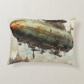 ヴィンテージスチームパンクツェッペリン(7)ティッシュペーパー アクセントクッション (裏面)