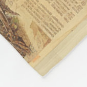 ヴィンテージスチームパンクツェッペリン(9) フリースブランケット (角)