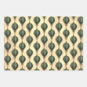 ヴィンテージスチームパンクバロントリオ ラッピングペーパーシート (正面3)