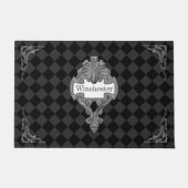 ヴィンテージスチームパンクパーソナライズされた ドアマット (正面)