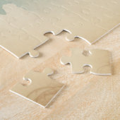 ヴィンテージスチームパンクピンクホットエアバルーン ジグソーパズル (側面)