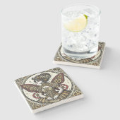 ヴィンテージスチームパンクフェアリー ストーンコースター (横)