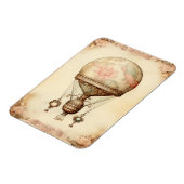 ヴィンテージスチームパンクフローラ熱気球 マグネット (左側)