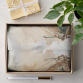 ヴィンテージスチームパンクブルーホットエアバルーン(2) 薄葉紙 (ギフト)