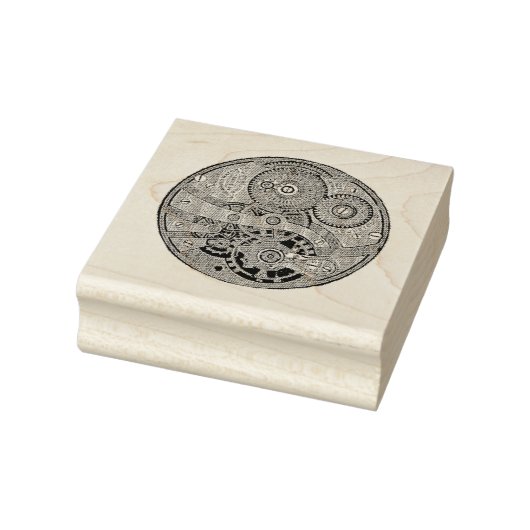 ヴィンテージスチームパンクポケットウォッチギアアートスタンプ ラバースタンプ (スタンプ)