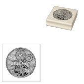 ヴィンテージスチームパンクポケットウォッチギアアートスタンプ ラバースタンプ (押印)