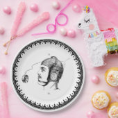 ヴィンテージスチームパンクマン ペーパープレート (パーティー)