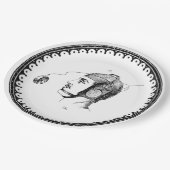 ヴィンテージスチームパンクマン ペーパープレート (アングル)