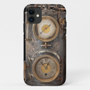 ヴィンテージスチームパンクロック iPhone 11 ケース