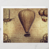 ヴィンテージスチームパンク旅行テーマ (正面/裏面)