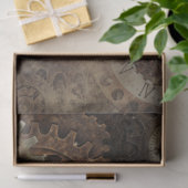 ヴィンテージスチームパンク時計 薄葉紙 (ギフト)