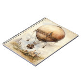 ヴィンテージスチームパンク熱気球 ノートブック (左側)