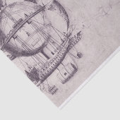 ヴィンテージスチームパンク風船パ書ターン旧型 薄葉紙 (詳細)