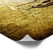 ヴィンテージスチームパンク飛行船 ポスター (角)