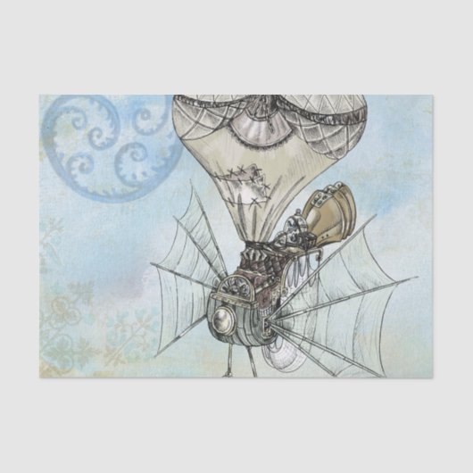 ヴィンテージスチームパンク 薄葉紙 (正面)
