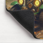 ヴィンテージスチームパンクRacecarマウスパッド マウスパッド (コーナー)