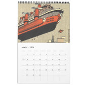 ヴィンテージスチームパンクSF カレンダー (3月 2026)