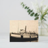 ヴィンテージスチームボート島 ポストカード (スタンド正面)