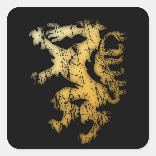 ヴィンテージスティアマルクオステレイヒパンサー金ゴールド スクエアシール (正面)