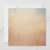 ヴィンテージスティップルテディベア誕生日 招待状 (裏面)