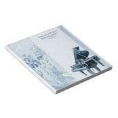 ヴィンテージスティンウェイピアノエンジェルスとメモ帳 ノートパッド (アングル)