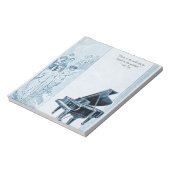 ヴィンテージスティンウェイピアノエンジェルスとメモ帳 ノートパッド (回転)