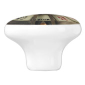 ヴィンテージスティームパンク船のテレグラフチャドバーン セラミックノブ (側面)