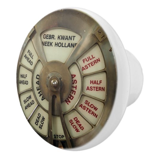 ヴィンテージスティームパンク船のテレグラフチャドバーン セラミックノブ (右)