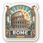ヴィンテージステッカーRomeイタリア シール (正面)