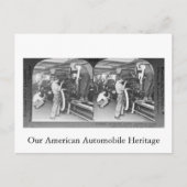 ヴィンテージステレオビューアユア自動車伝統 ポストカード (正面)