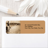 ヴィンテージステレオビューカード – ホームオンザレンジ ラベル (インサイチュ)