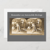 ヴィンテージステレオビュー – 私たちの自動車伝統 ポストカード (正面/裏面)