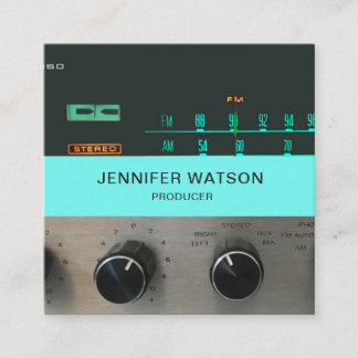 ヴィンテージステレオ名刺 スクエア名刺